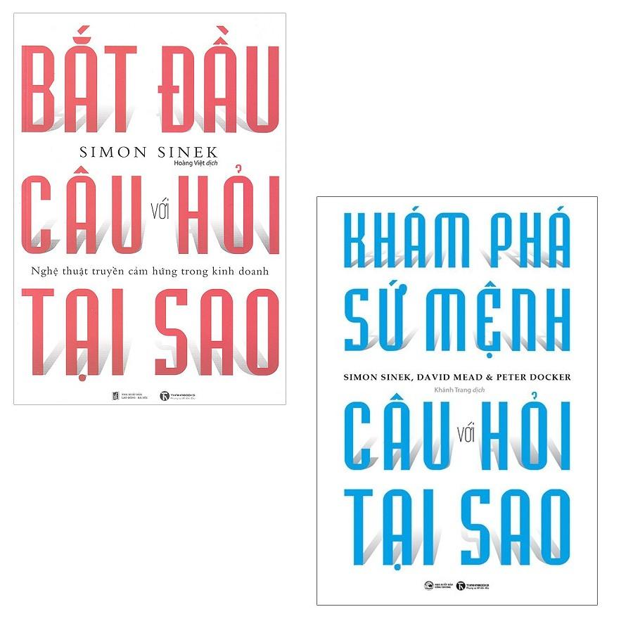 Sách Thái Hà - Combo Bắt Đầu Với Câu Hỏi Tại Sao + Khám Phá Sứ Mệnh Với Câu Hỏi Tại Sao