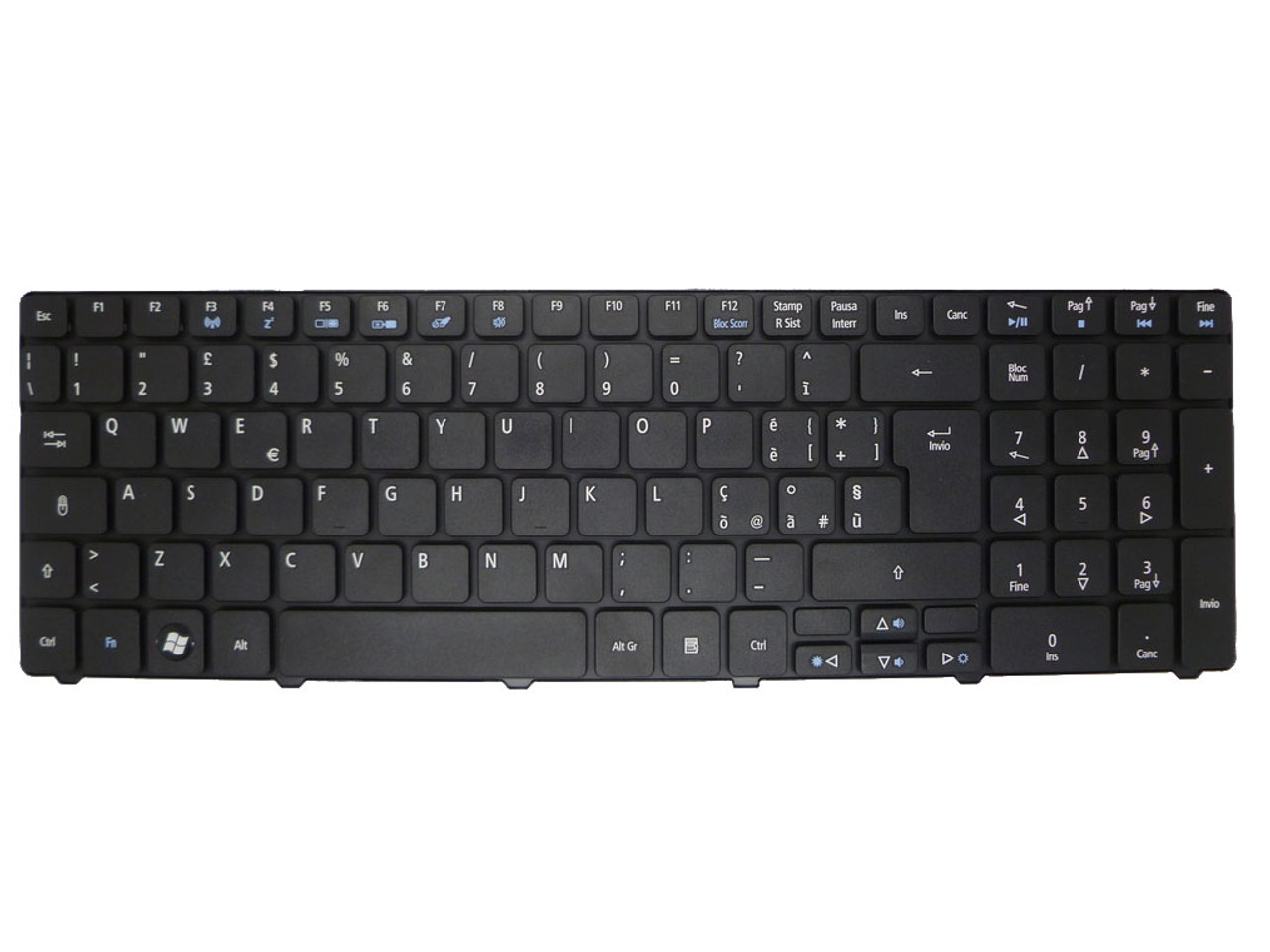 Bàn Phím cho Laptop Acer Aspire 5810 5745G 5750 5750G 5738 5741