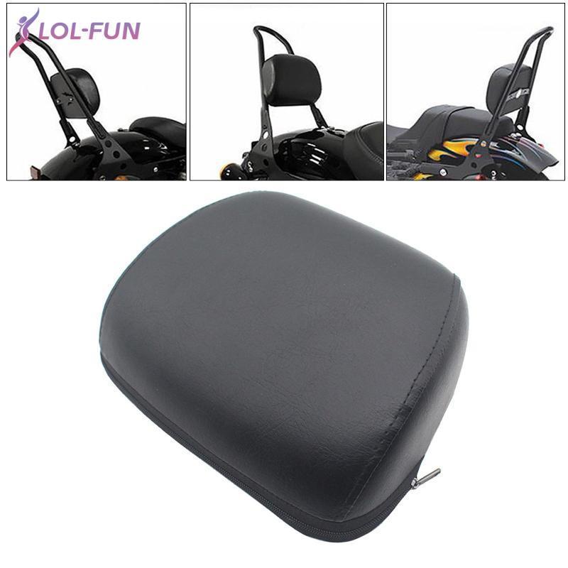 Đệm Tựa Lưng Bằng Da PU Thoải Mái Có Thể Tháo Rời Cho Xe Mô Tô Harley 883 1200 48