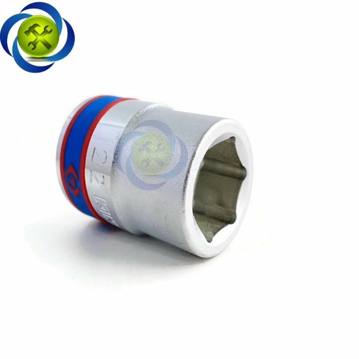 Tuýp 22mm loại 3/4 Kingtony 633522M loại ngắn 6 cạnh màu trắng