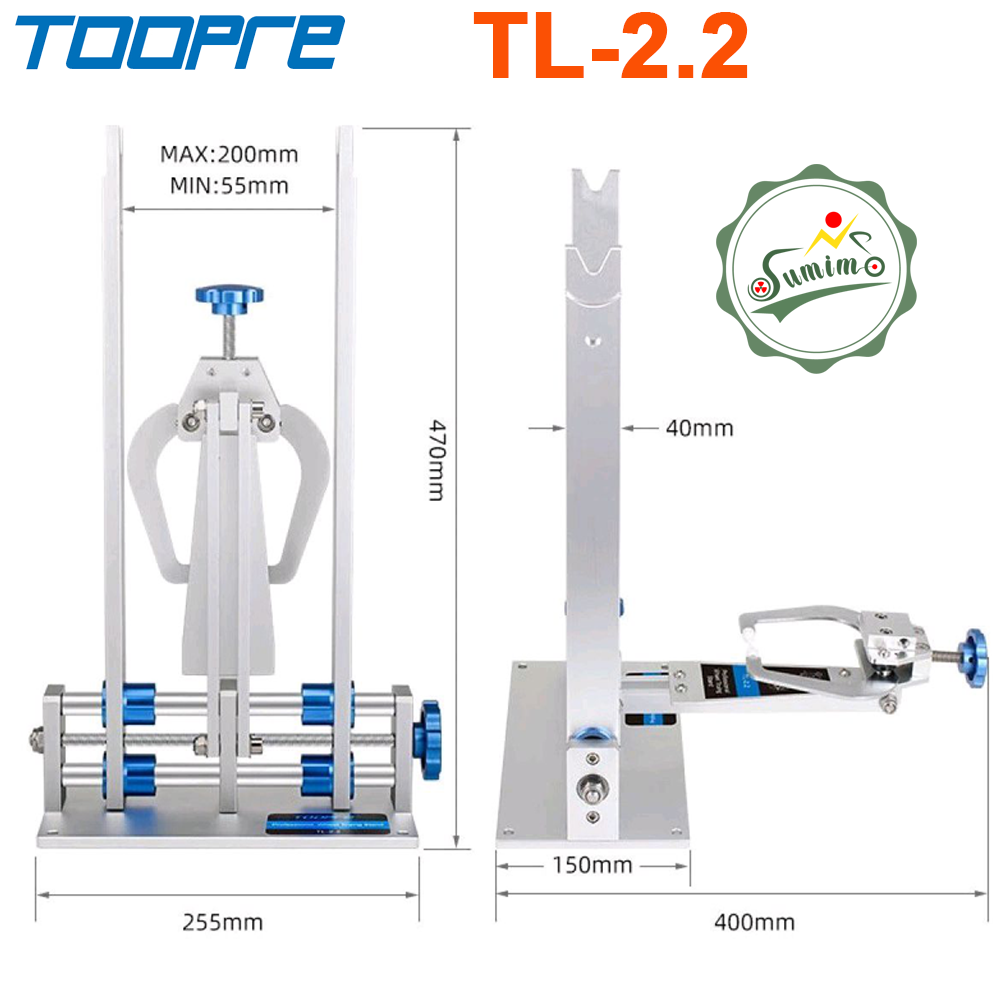 Bộ cân vành TOOPRE TL-2.2 thân nhôm 3 đồng hồ so