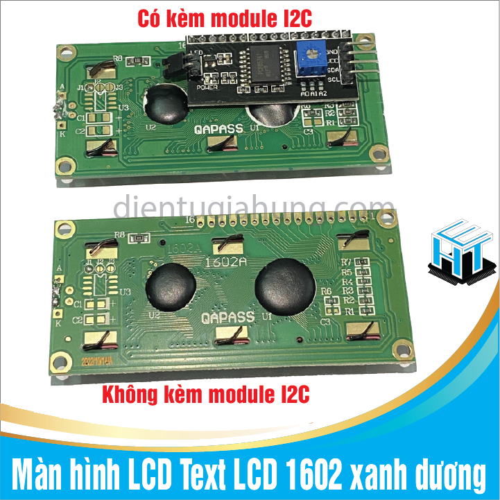 Màn hình LCD Text LCD 1602 xanh dương