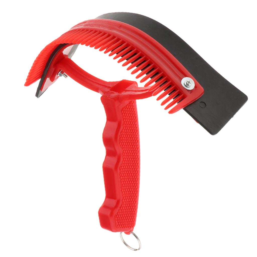 2 in 1 Portable Sweat Scraper Combo Kit Grooming Tool with Anti-slip Handle