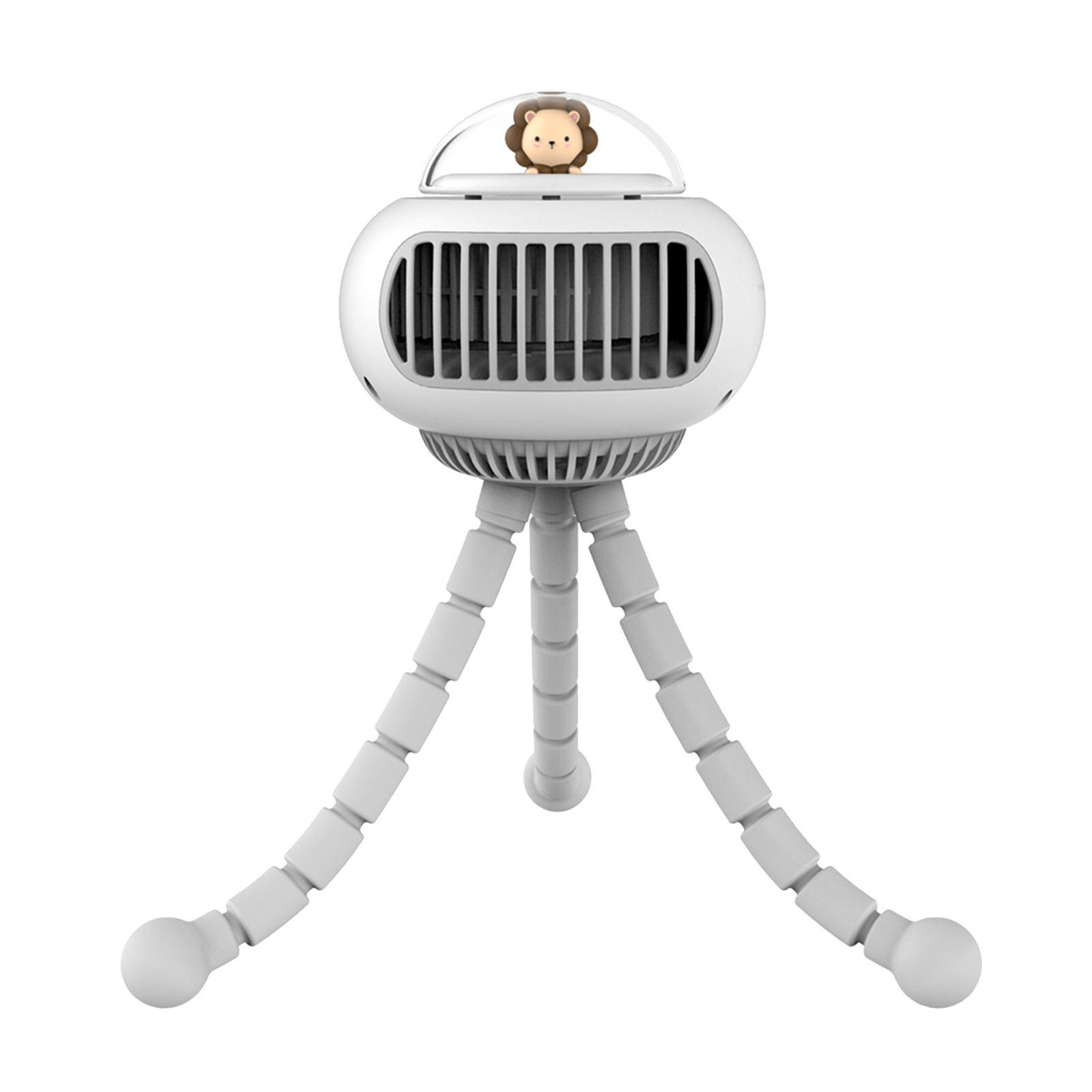 USB Handheld Cooling Fan for Students Dormitory Baby Stroller Desktop