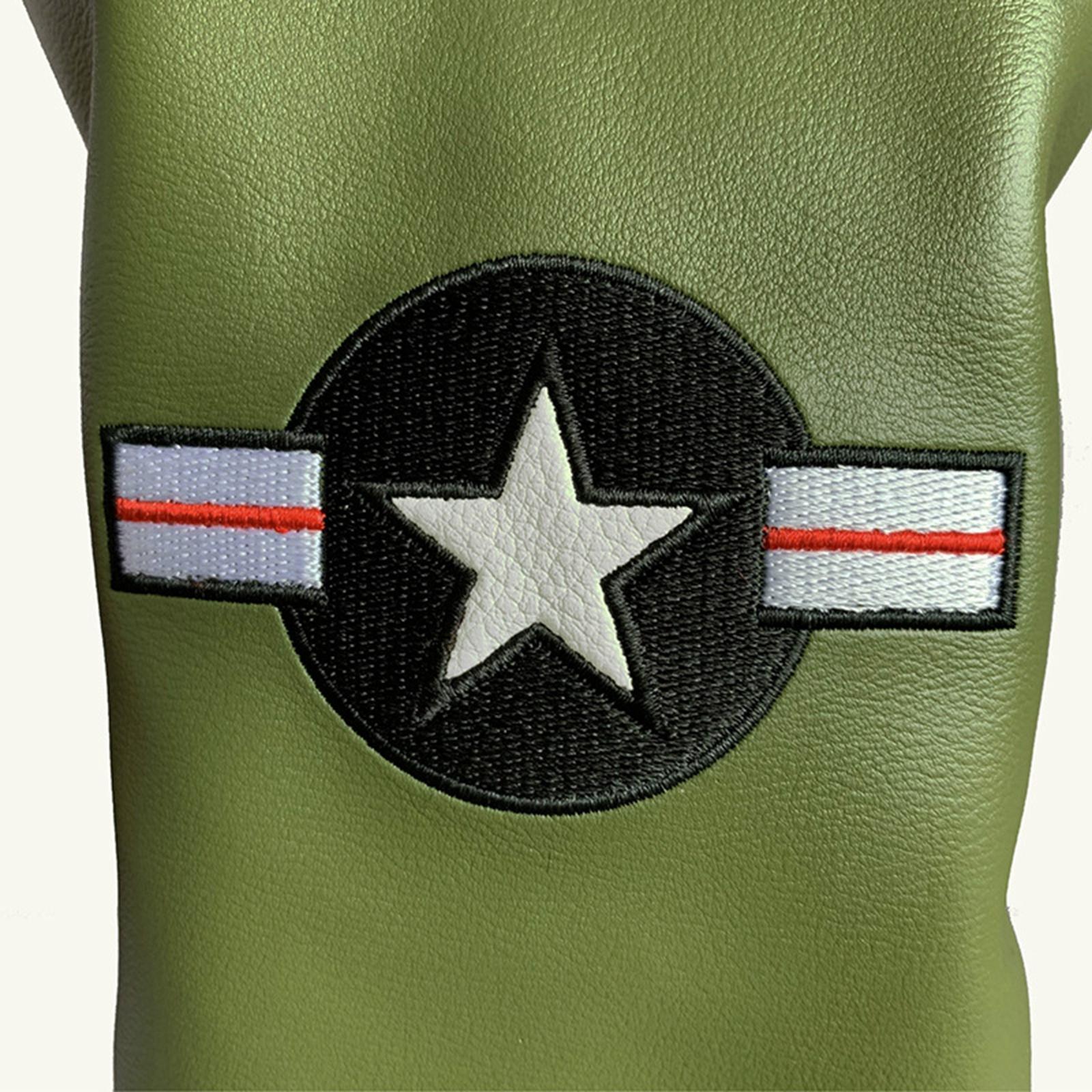 PU Leather Golf Club Headcover Non Slip Long Neck for Woods Driver Fairway Hybrid