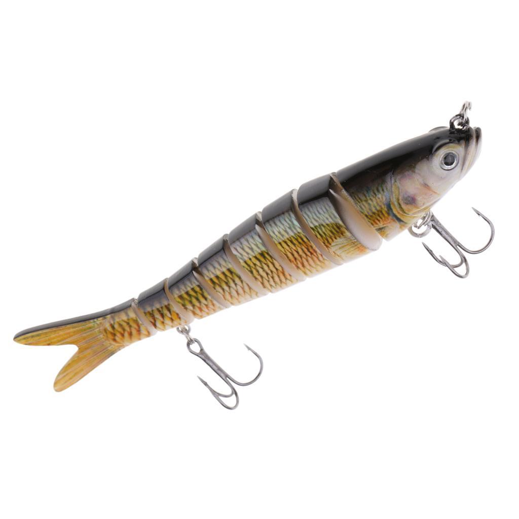 Simulation Fish Fishing Lures Hard Baits Jigs with 2-hook