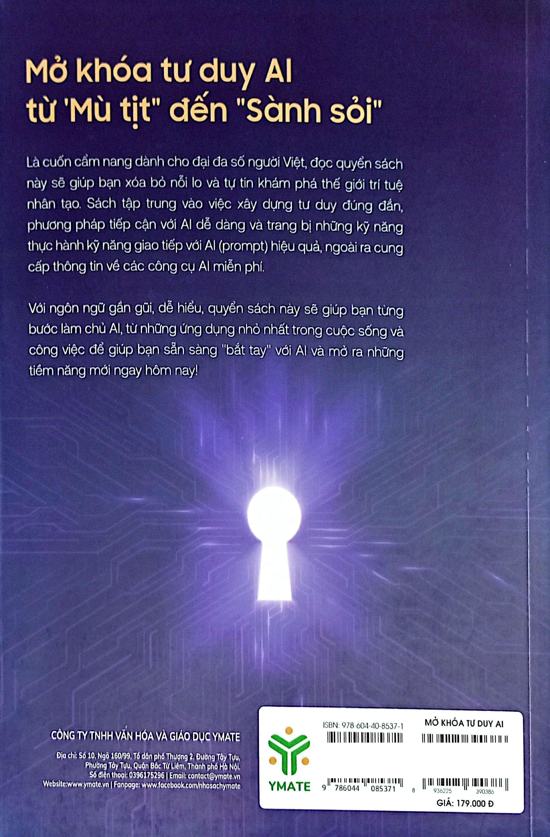 Sách - Mở Khóa Tư Duy AI - Từ "Mù Tịt" Đến "Sành Soi"