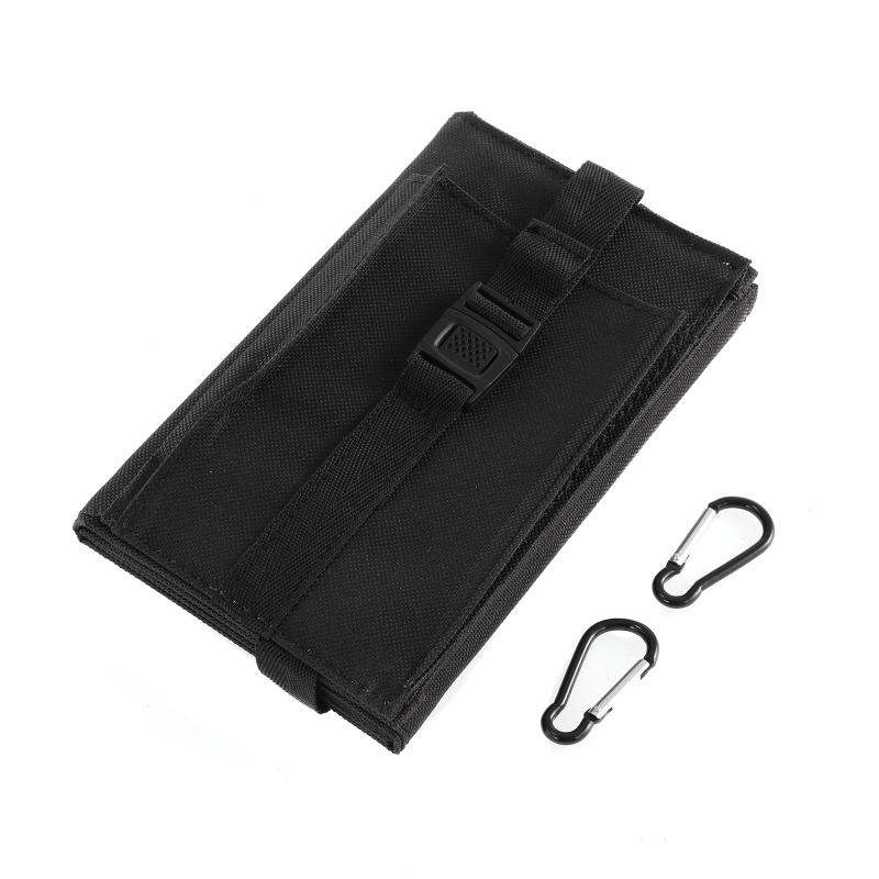 Bảng điều khiển năng lượng mặt trời di động 20W Pin năng lượng mặt trời gấp 5V có thể gập lại Bộ sạc cổng USB chống nước có thể gập lại Ngân hàng điện thoại di động cho pin điện thoại ngoài trời Màu sắc: đen