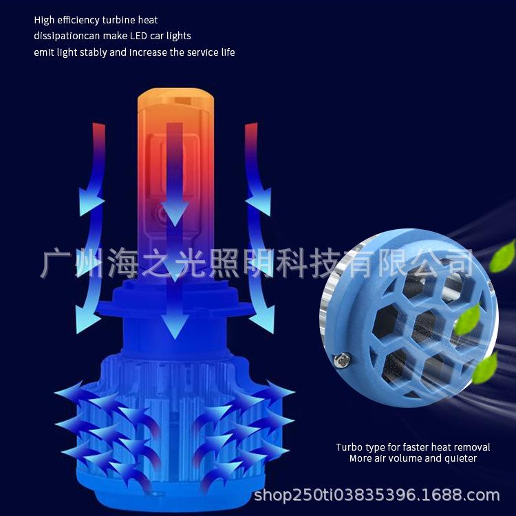 Đèn pha led ô tô HAIZG T1 phong cách mới nhất đèn pha h7h11 sửa đổi đèn pha h4 chiếu xa và gần Bóng đèn LED ô tô