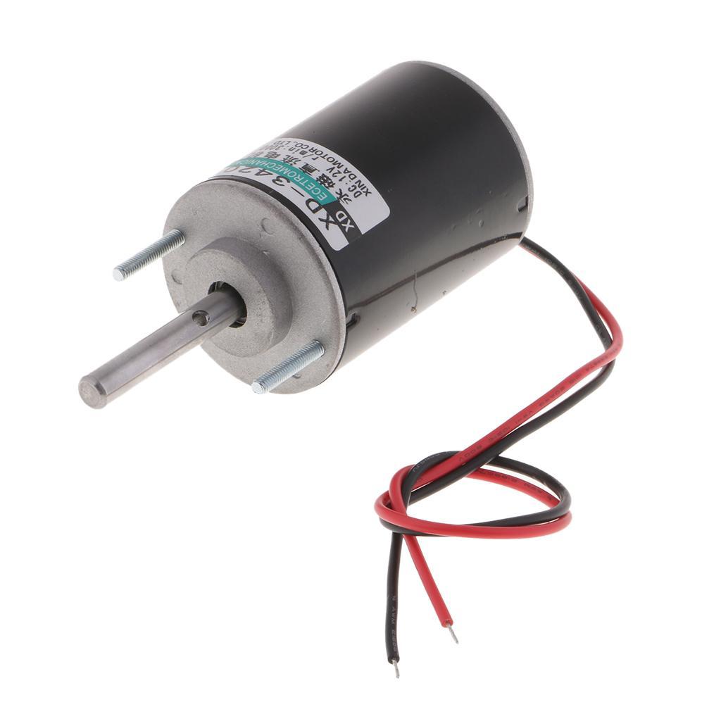 12V 30W High Speed CW/CCW Permanent  DC Motor 3000RPM