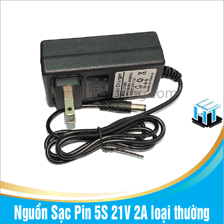 Nguồn Sạc Pin 5S 21V 2A loại thường