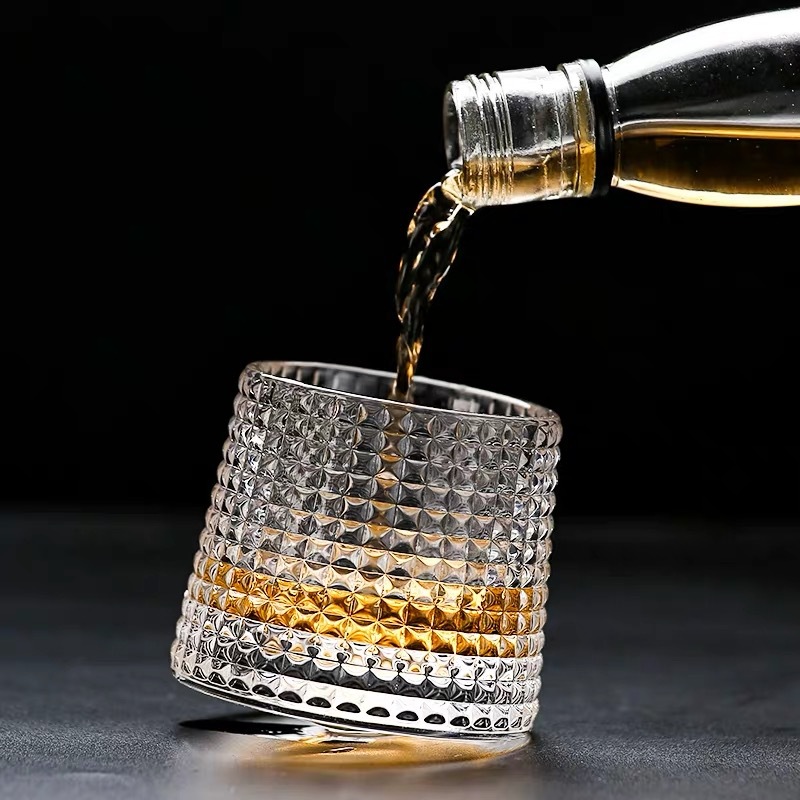 Bộ Ly Uống Nước, Rượu Whisky Phong Cách Caro Châu Âu 6 Sets DECOR LUXURY - Hàng Nhập Khẩu