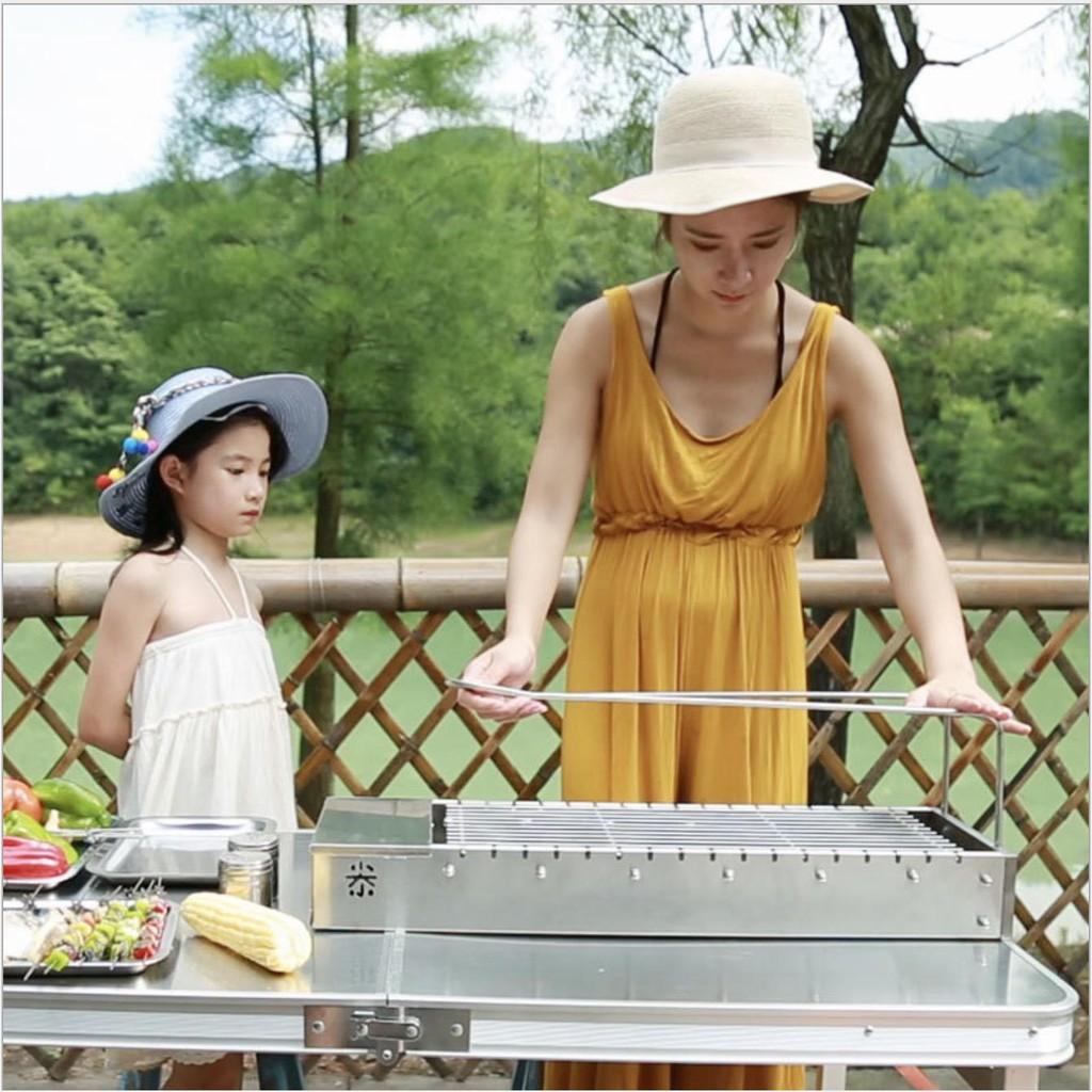 Lò nướng Hun khói BBQ Bacon USA