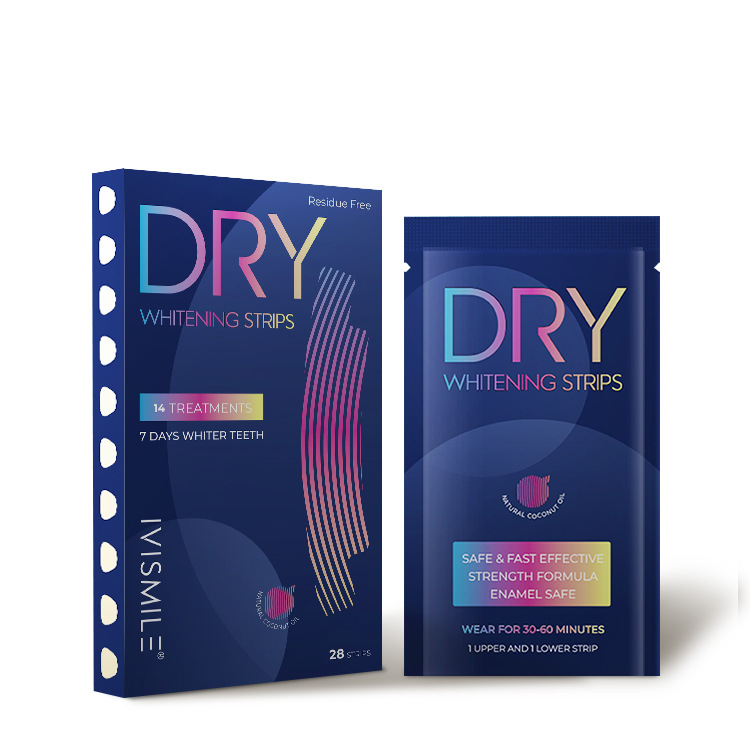 Liệu trình 14 ngày - miếng dán trắng răng Dry Whitening Strips (14 gói -  28 miếng)