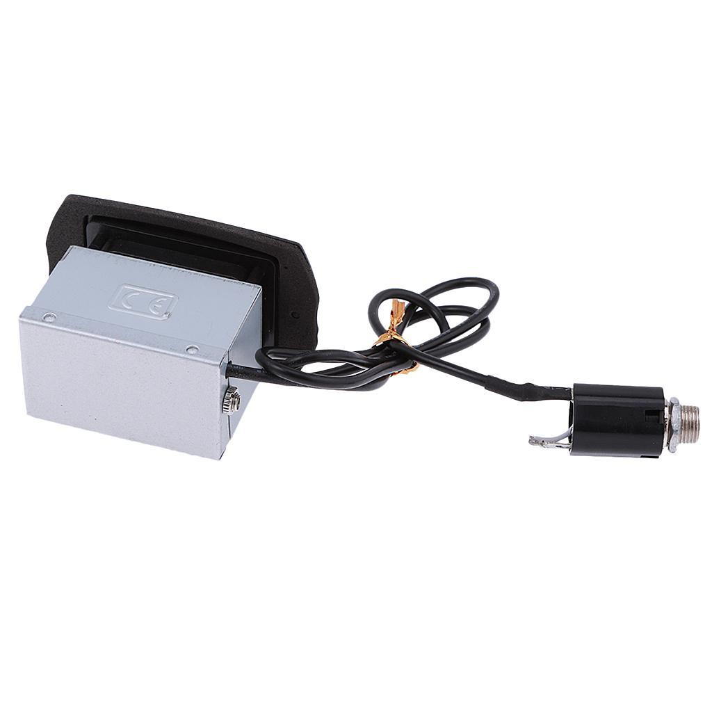 2-Band Preamplifier EQ Equalizer Pickup for Acoustic Guitar Parts