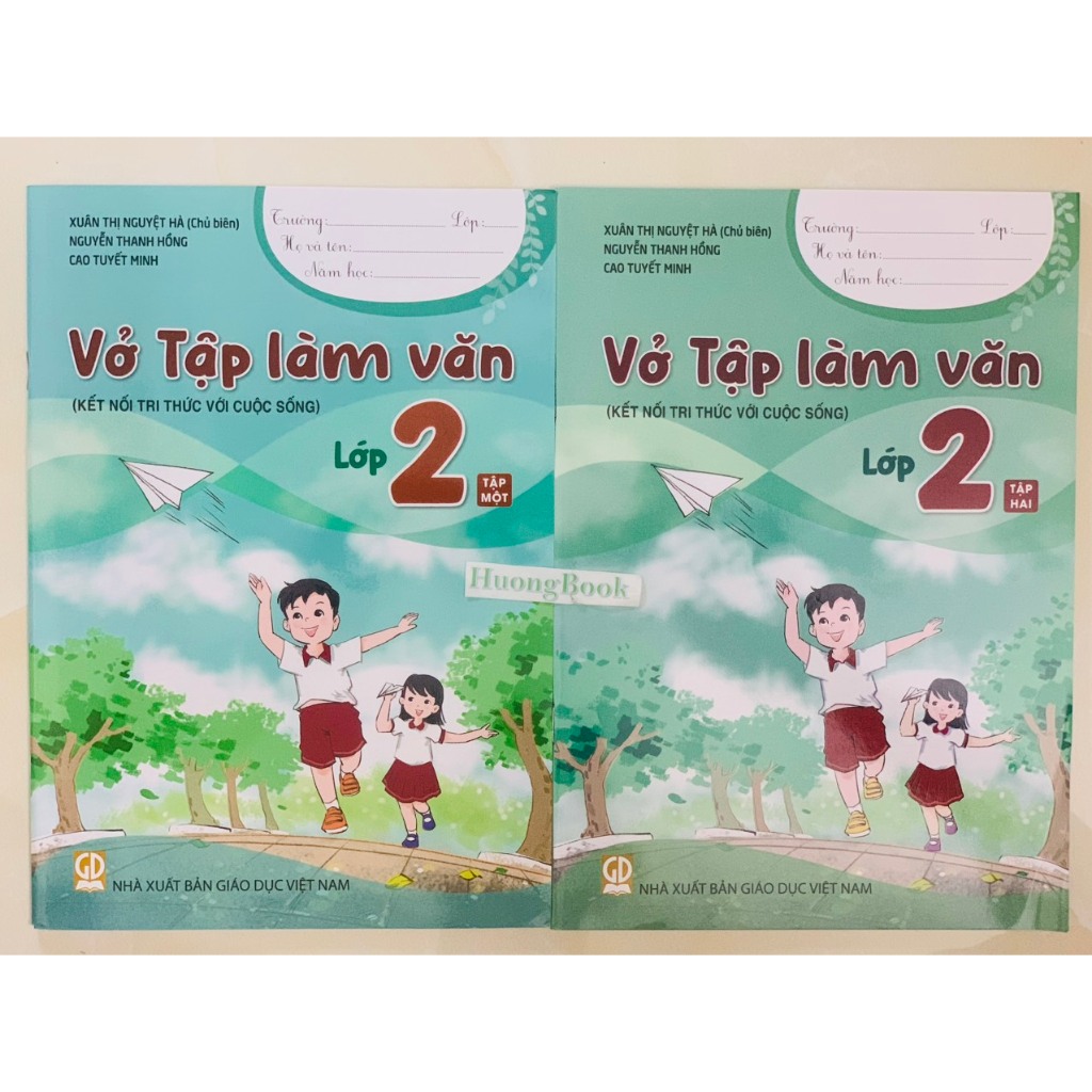 Sách - Combo Vở tập làm văn lớp 2 tập 1+2 - HA