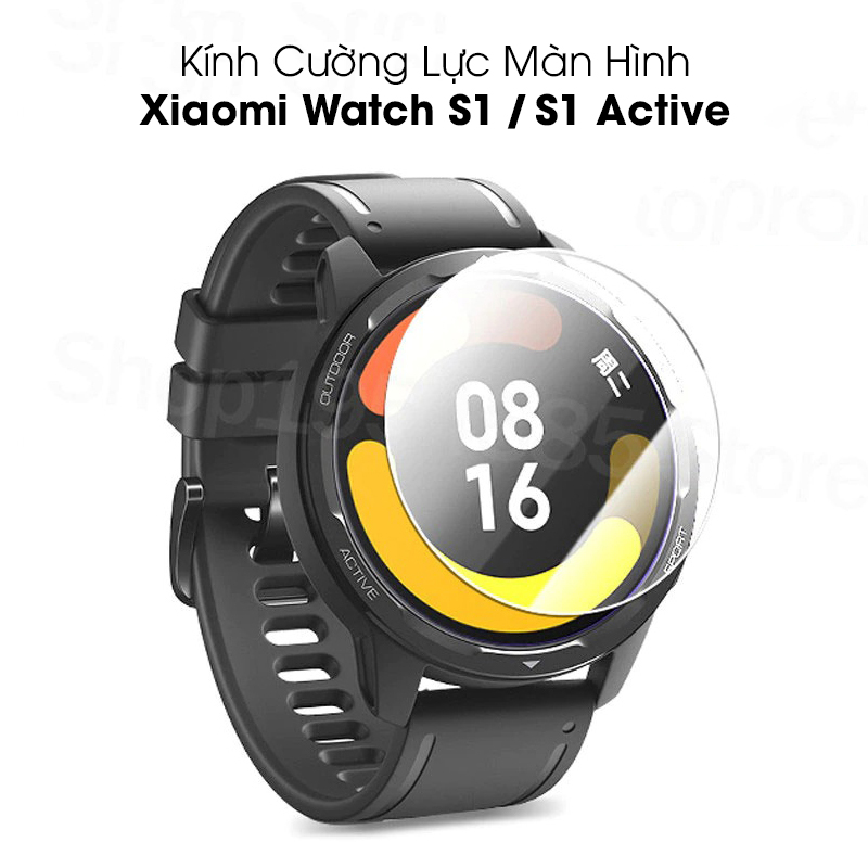 Kính Cường Lực Màn Hình Dành Cho Xiaomi Watch S1 / S1 Active Trong Suốt 3D - Handtown - Hàng Chính Hãng