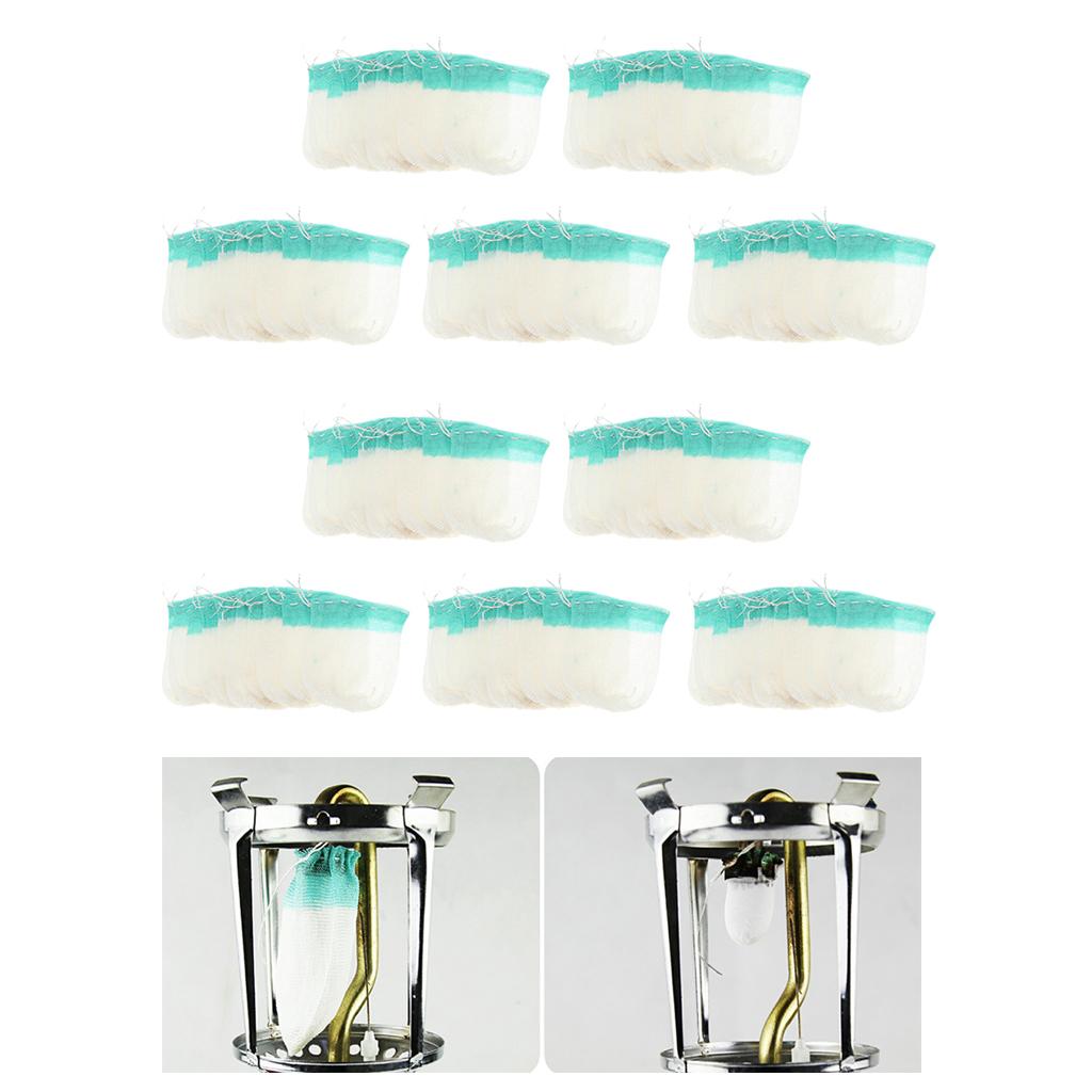 100 Pieces Universal Camping Gas Lamp Lantern Mantles Replacement Covers