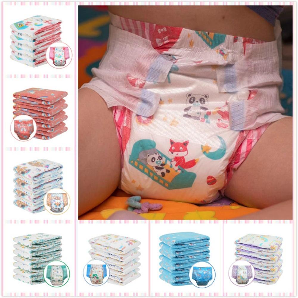 Miếng Tã Quần Tã Người Yêu In Hình Họa Tiết Lưng Thun Tã Ddlg Tã Cho Bé Khả Năng Hấp Thụ Cao 6000ML