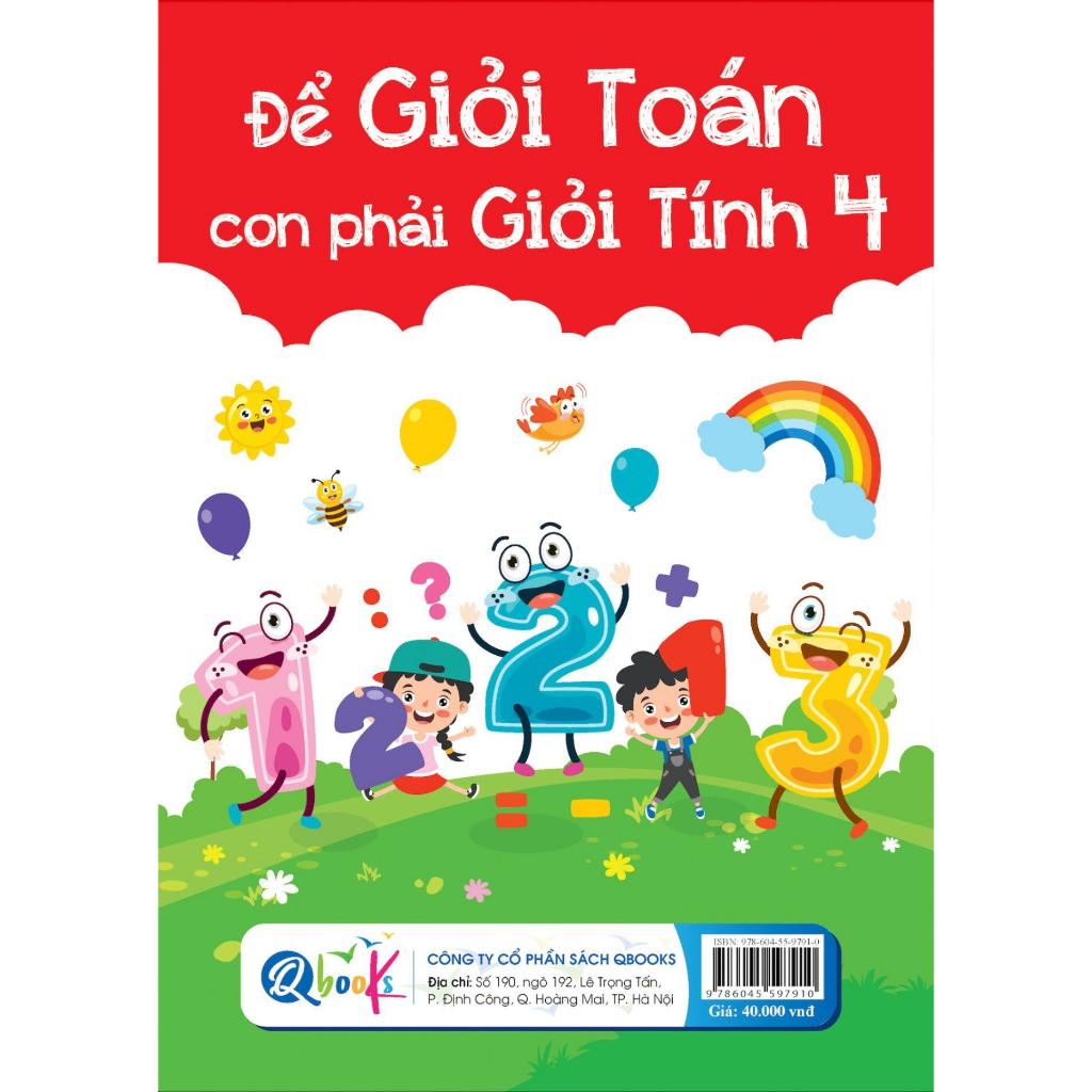 Để Giỏi Toán Con Phải Giỏi Tính 4 - Dành cho học sinh lớp 4 (1 cuốn) - Bản Quyền