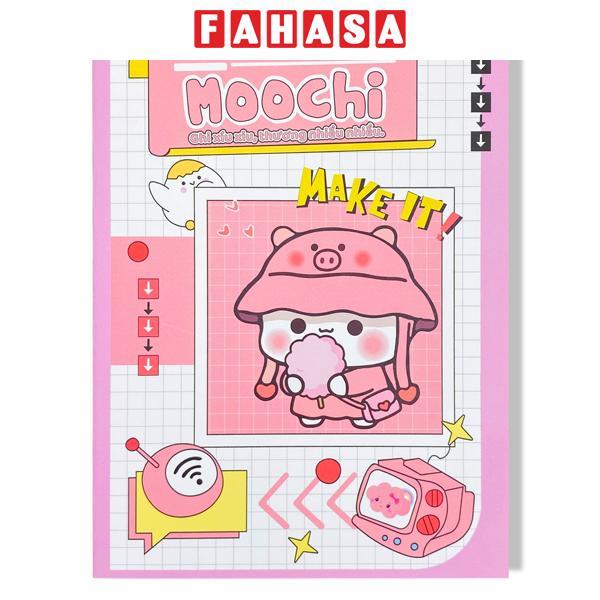Tập Học Sinh Moochi - 4 Ô Ly Vuông - 96 Trang 120gsm - The Sun - Heo Hồng