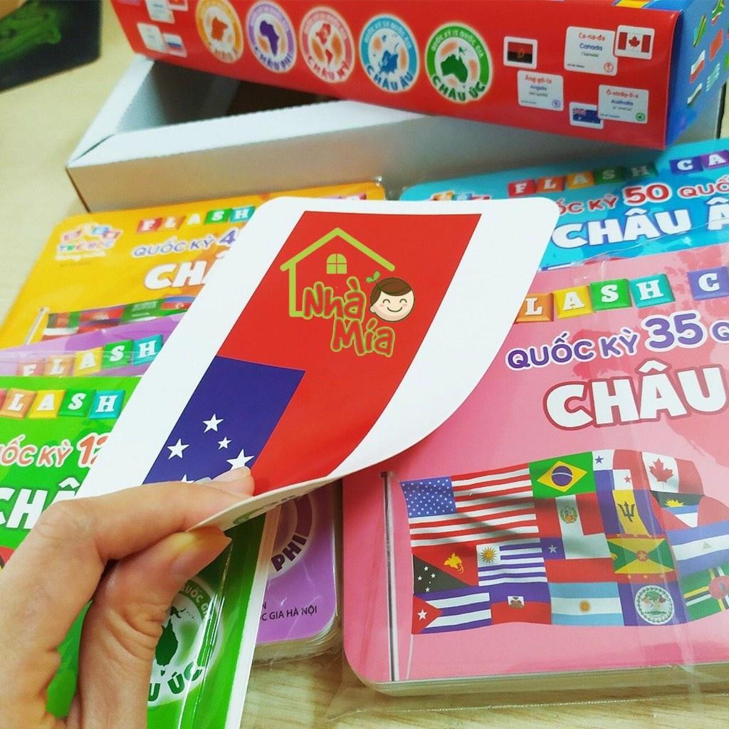 Thẻ Flashcard thẻ các nước - Cùng bé khám phá các quốc gia trên thế giới