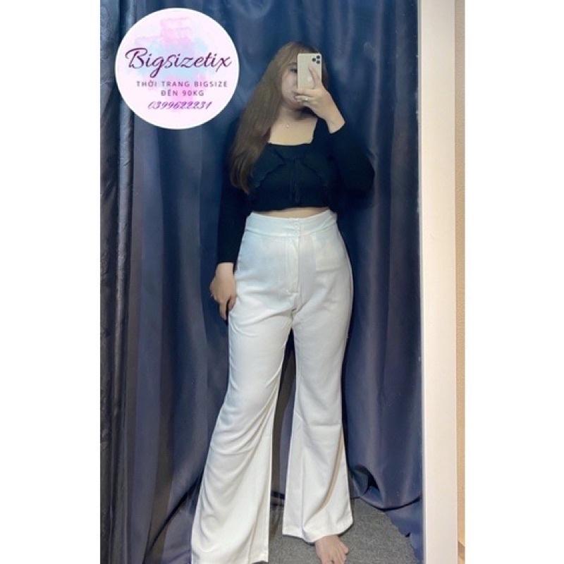 Quần ống suông/ ống loe dây kéo bigsize 50-90kg (M, L, XL, XXL)