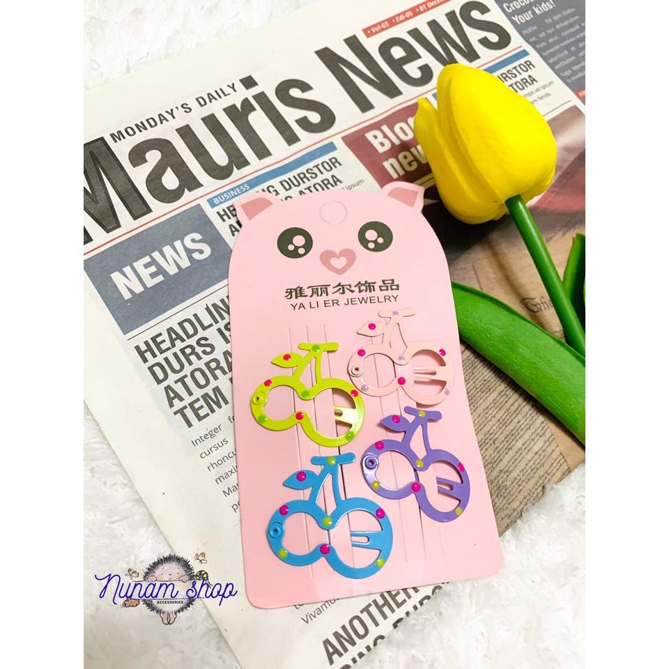 SET4 - KẸP BẤM HÌNH TRÁI CÂY CƯNG XỈU CUTE CHO BÉ YÊU - NUNAM SHOP