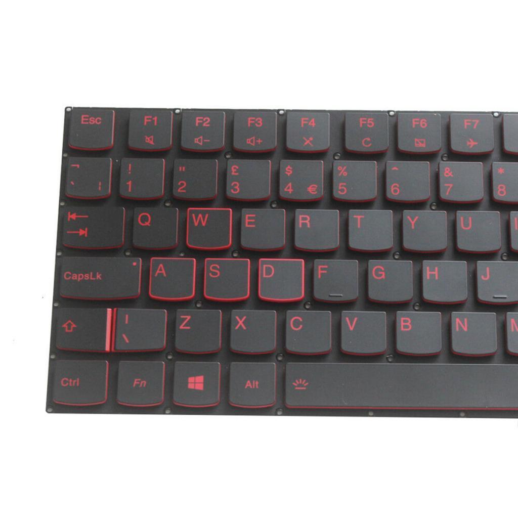 Laptop UK Layout Keyboard Red Backlit Fits For   Y520
