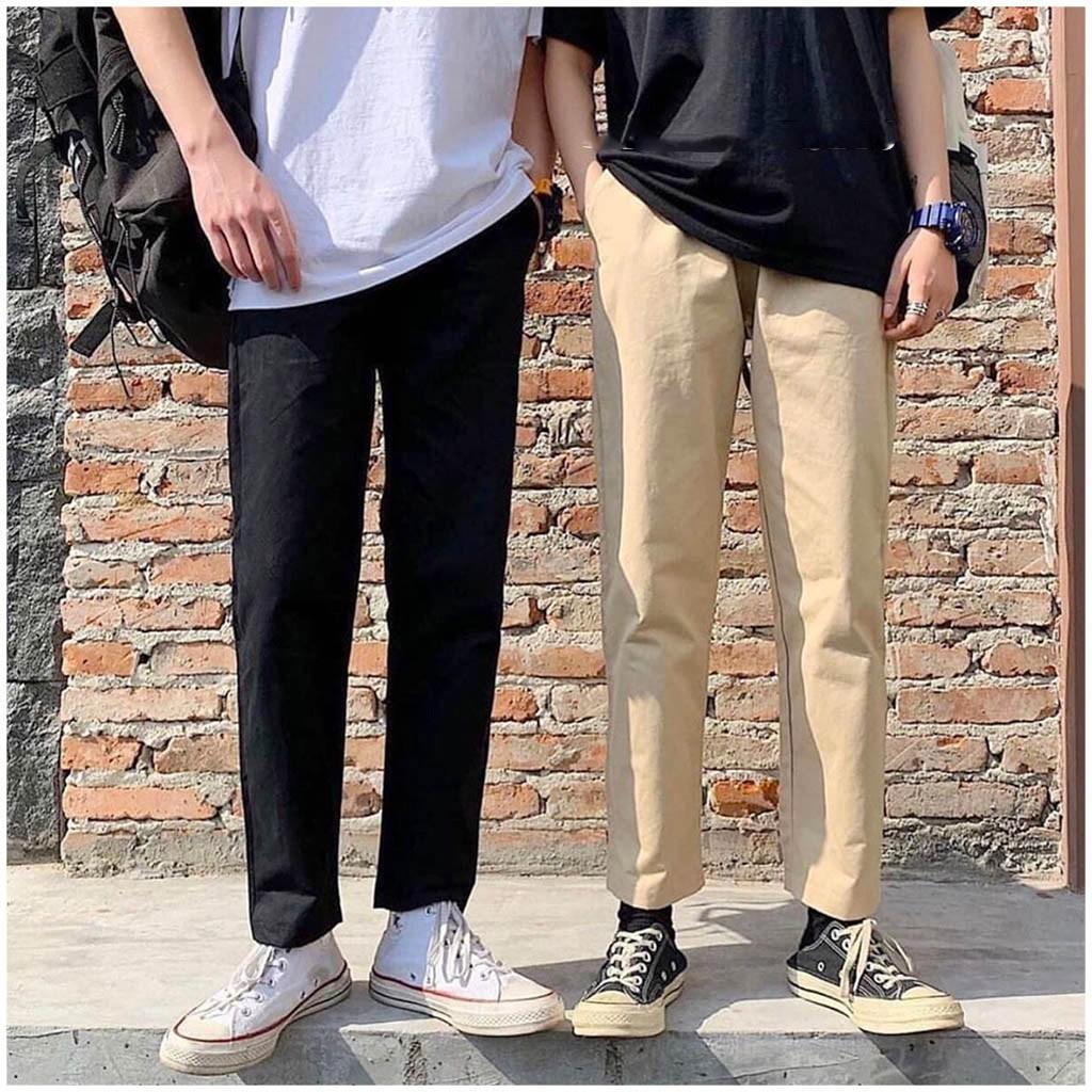 Quần Baggy Nam Nữ KAKI Ống Suông Unisex-BG01