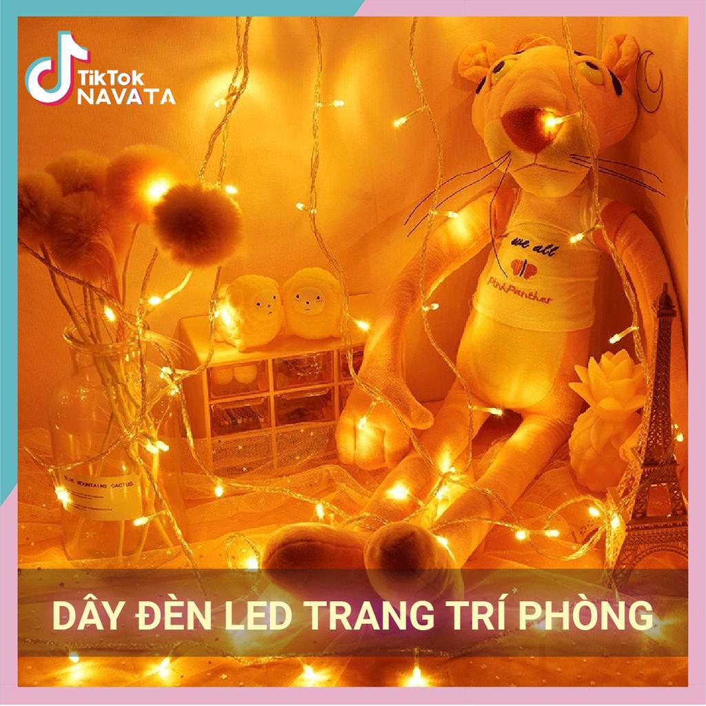 Dây đèn Led đèn trang trí 5m 10m không chớp nháy decor phòng Tiktok Room