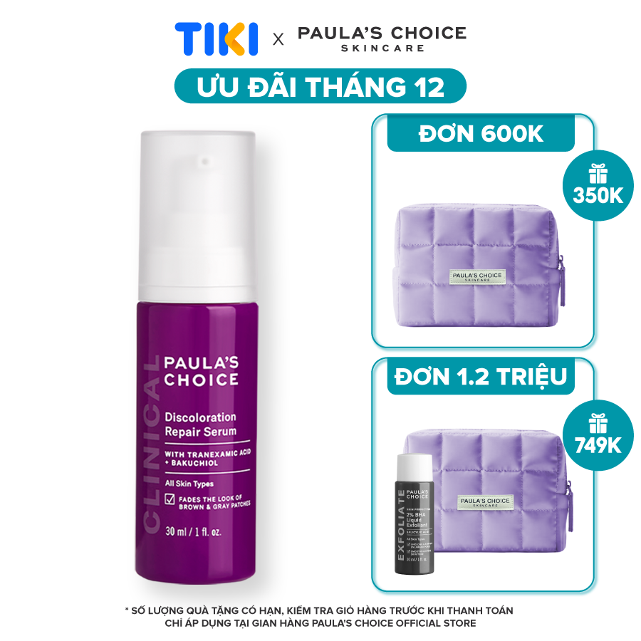 Tinh Chất Làm Mờ Thâm Nám Và Đều Màu Da Tối Ưu Paulas Choice Clinical Discoloration Repair Serum 30Ml 8040
