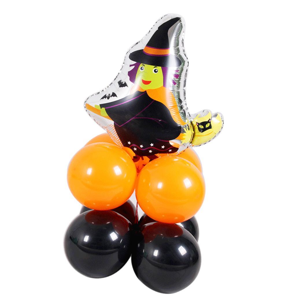 Halloween Balloon Post Witch Aluminum Foil Balloon Party Decorations