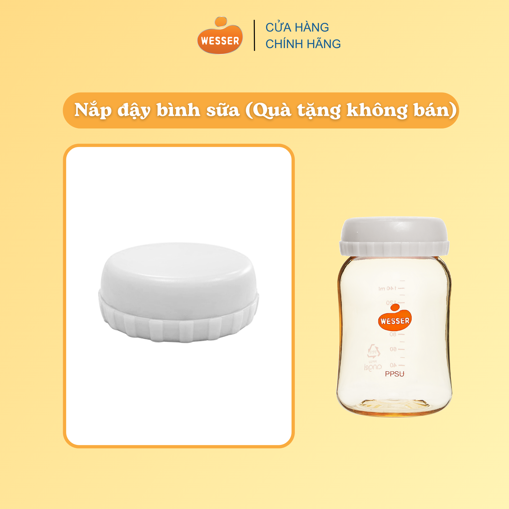 Nắp đậy bình sữa CỔ HẸP