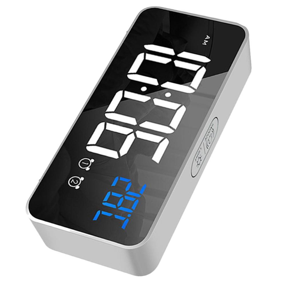 Electronic  Clock Mirror Surface Clock Desktop/Shelf Clock