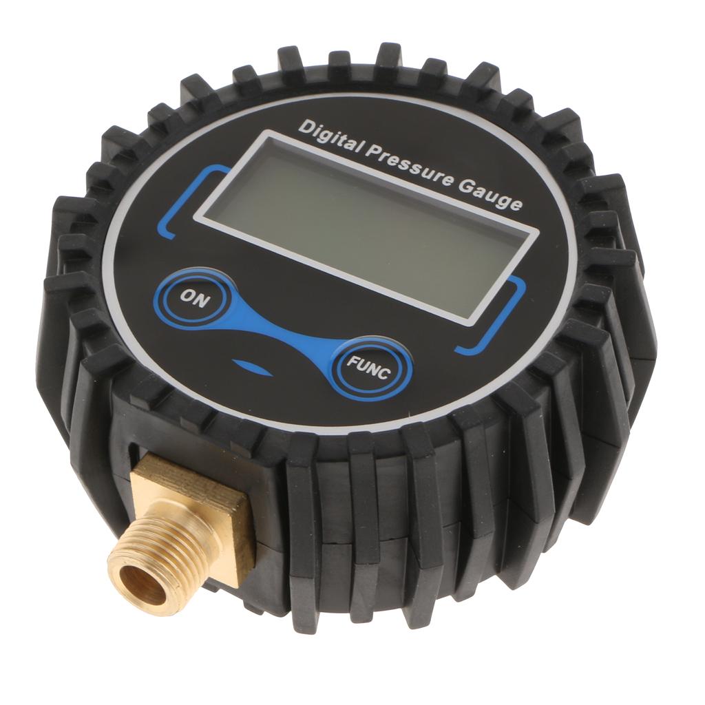 3pcs Digital Tire Pressure Gauge Air Compressors Tool Accessories 200 PSI