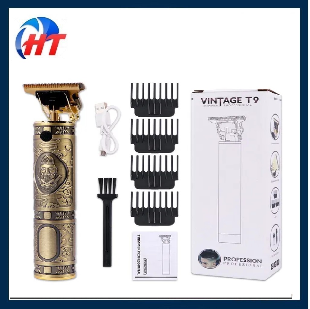 Tông Đơ Vintage T9 FULL BOX ĐỂ CẮT TÓC-HT