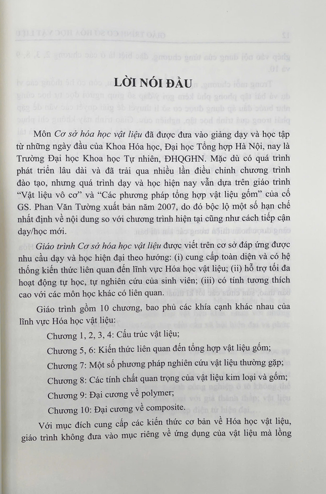 Sách - Giáo trình cơ sở hóa học vật liệu - ảnh 5