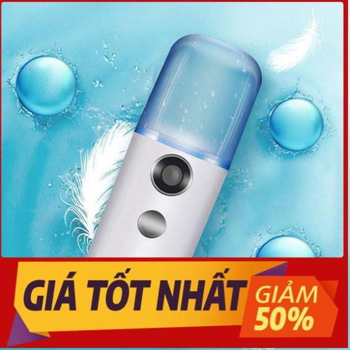 Máy phun sương tạo độ ẩm bình xịt khoáng nano xông chăm sóc cho da mặt cầm tay mini