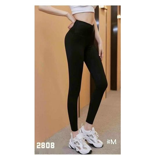 Quần Legging Cạp Chéo Đen Hộp Vàng mẫu mới ( giá sỉ )