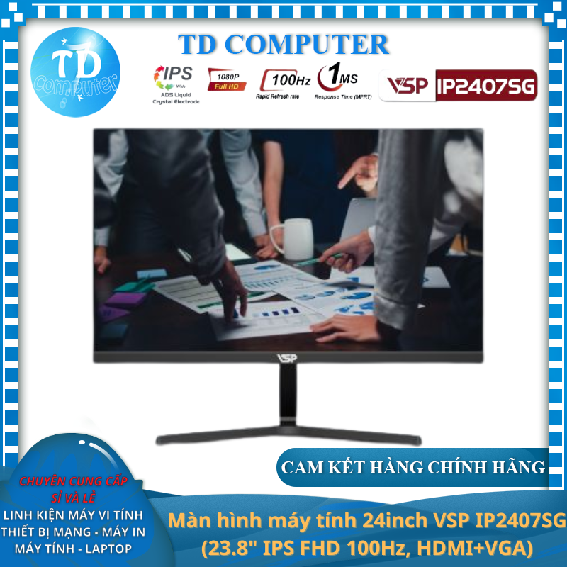 Màn hình máy tính 24inch VSP IP2407SG - Hàng chính hãng VSP phân phối