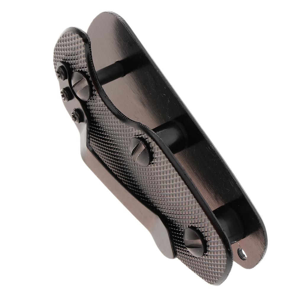 Outdoor Aluminium Alloy Key Holder Clip Carrier with Back Clip Hanging