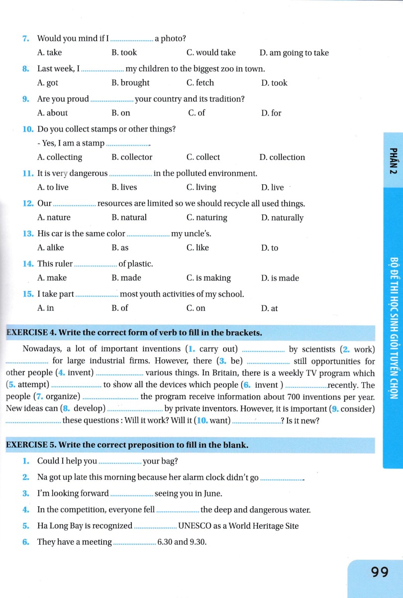 Bồi Dưỡng Học Sinh Giỏi Tiếng Anh Lớp 7 - Theo Chuyên Đề Chuyên Sâu Và Luyện Đề (Biên Soạn Theo Chương Trình Giáo Dục Phổ Thông Mới) - ND