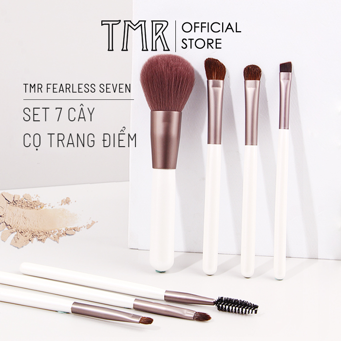 [Set 7] Cọ Trang Điểm TMR Fearless Seven Cọ Trang Điểm Cọ Phủ, Cọ Mắt, Cọ Mày, Cọ Khối, chính hãng cao cấp