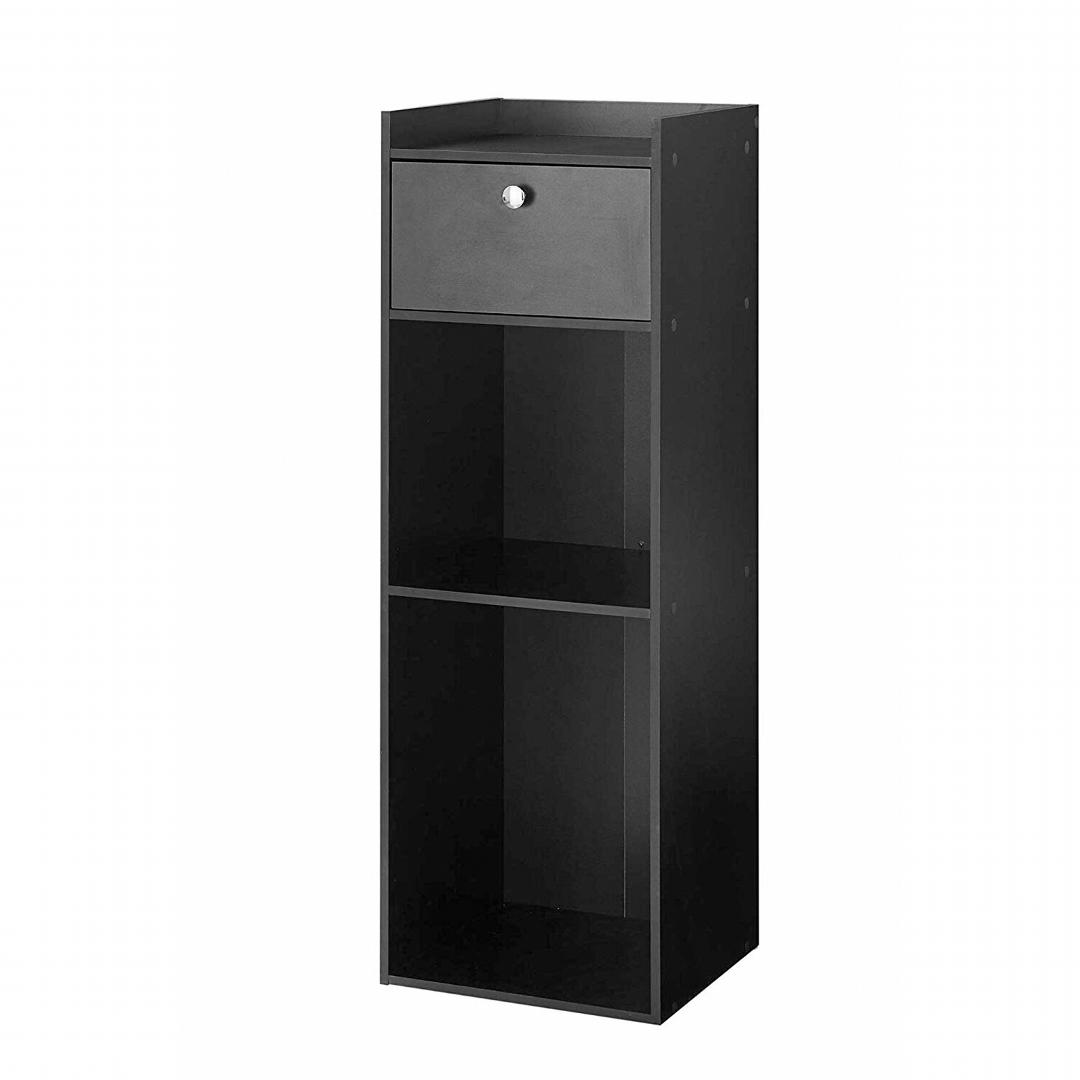 Tủ gỗ đầu giường hiện đại SMLIFE Nicki | Gỗ MDF dày 17mm chống ẩm | D38xR35xC110cm