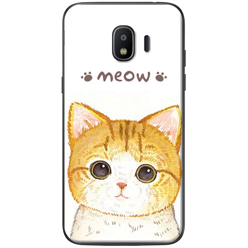Ốp lưng dành cho Samsung Galaxy J4 2018 mẫu Meow