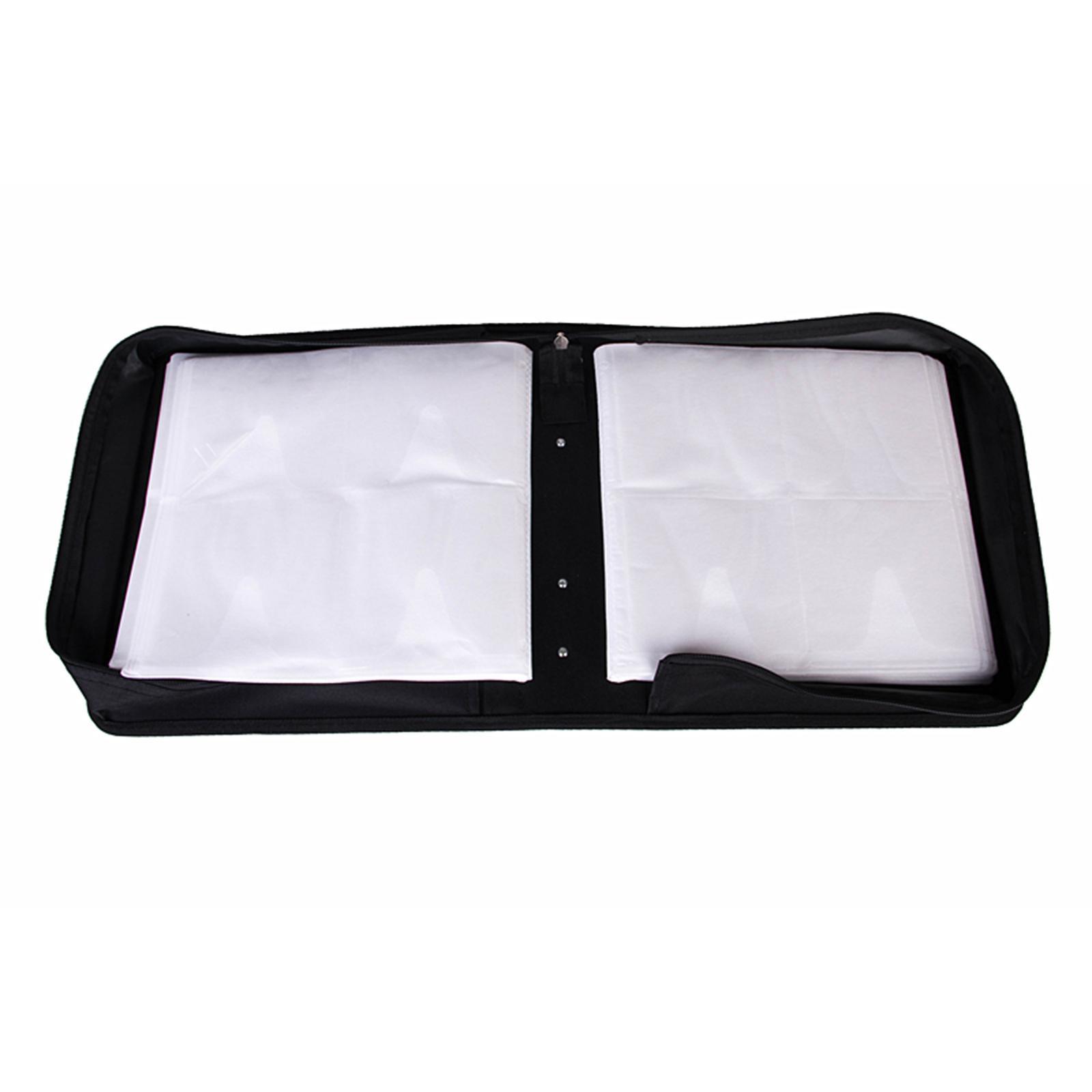 CD Case Bag Travel CD Wallet Disc Storage Bag CD Portable Bag for Car Office