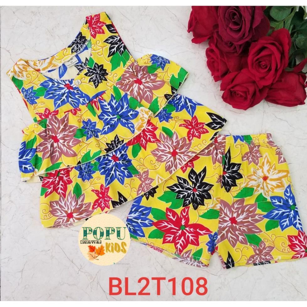 Bộ bánh bèo 2 tầng cho bé gái - Bộ quần áo bé gái -