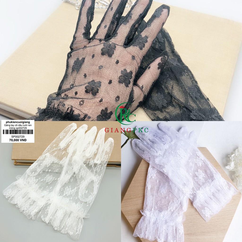 Găng tay cô dâu mẫu mới giangpkc sp2729