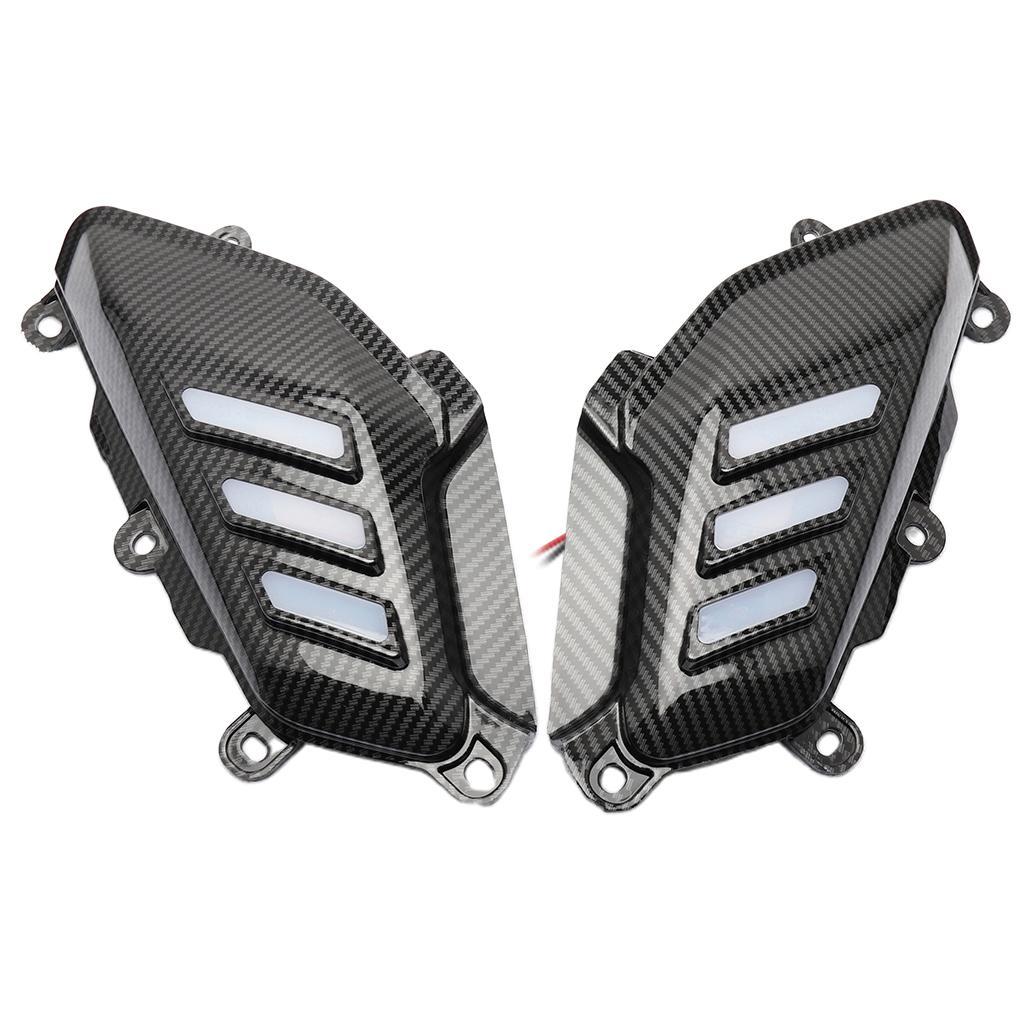 Motorcycle Rear Side Grille Guard Cover with LED For   155